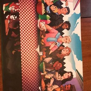 11x17” Dream Daddy Last Supper Print